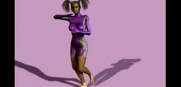  Watch your 3d virtual girl dancing in a sleazy strip club